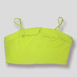 Cute neon green crop top😍 -size S